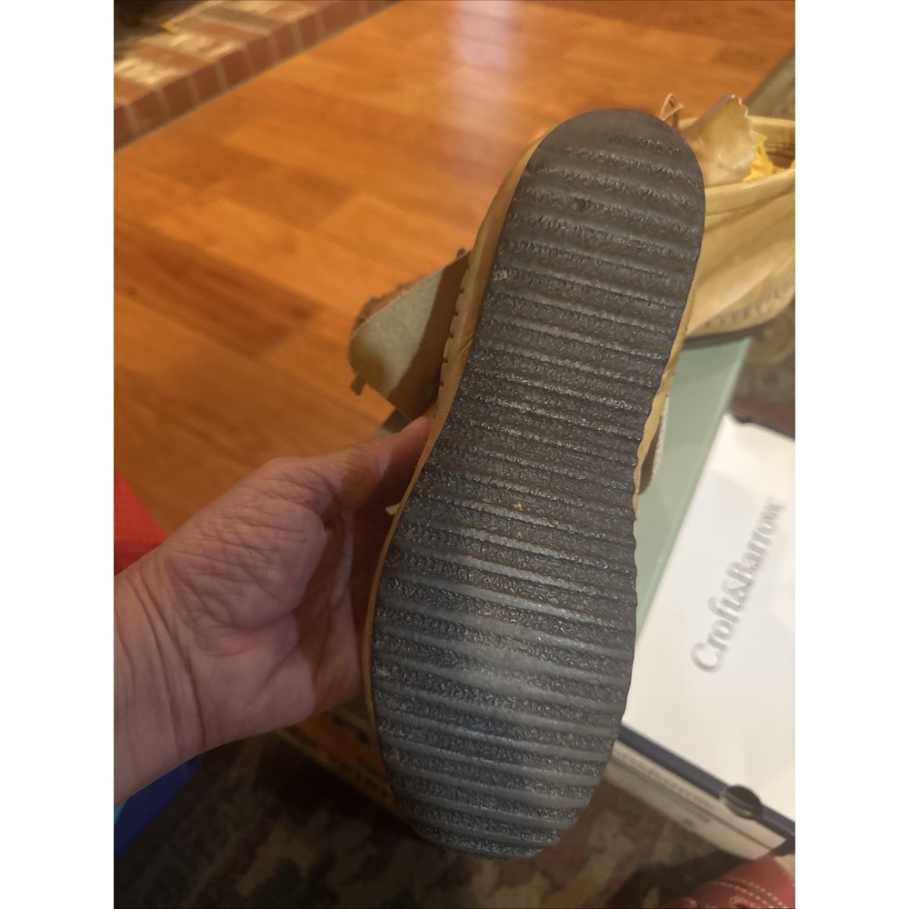 Vintage Taos Moccasins Leather Size 7 - Picture 3 of 4